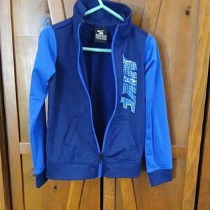 Nike Kids Navy and Blue Hoodie